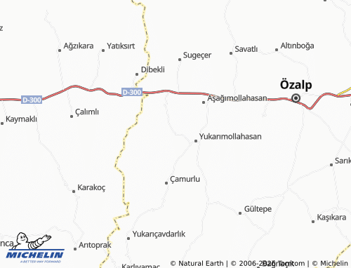 Mappa MICHELIN Yukarıayazca - ViaMichelin