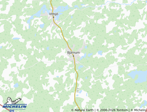 Carte MICHELIN Bjärnum - ViaMichelin