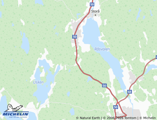 Carte MICHELIN Fanthyttan - ViaMichelin