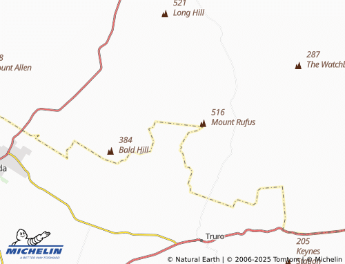 MICHELIN Saint Kitts map - ViaMichelin