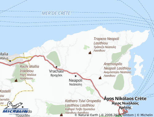 Kaart MICHELIN Xirolimni - ViaMichelin
