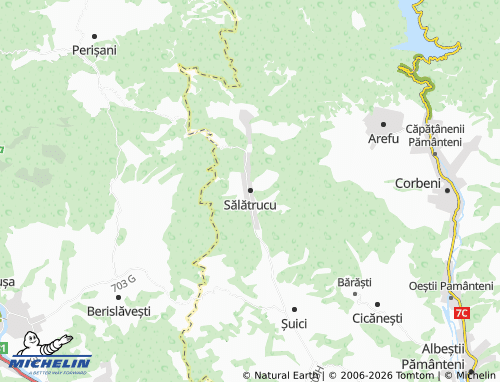 Mapa MICHELIN Sălătrucu - ViaMichelin