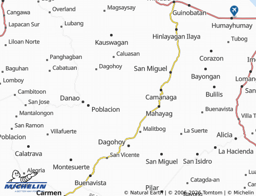 MICHELIN San Miguel map - ViaMichelin