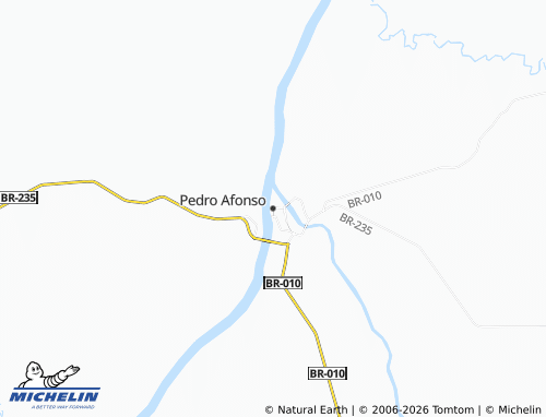MICHELIN Pedro Afonso map - ViaMichelin