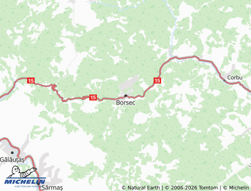 Mappa MICHELIN Borsec - ViaMichelin