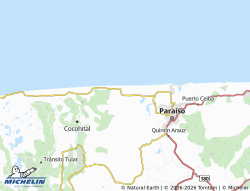 Mappa MICHELIN Las Flores Tercera Sección - ViaMichelin