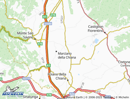 MICHELIN Pescaia map - ViaMichelin