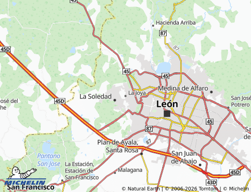 MICHELIN La Joya map - ViaMichelin