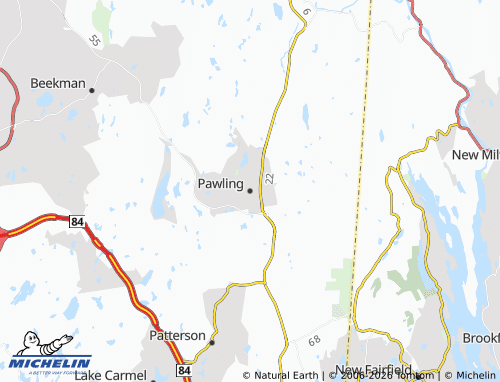Mapa MICHELIN Pawling - ViaMichelin