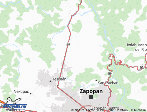 MICHELIN Valle de los Molinos map - ViaMichelin