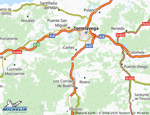 Mapa MICHELIN Riocorvo - ViaMichelin