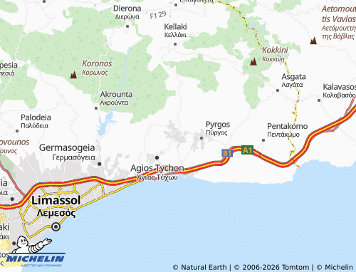 Mappa MICHELIN Parekklisia - ViaMichelin