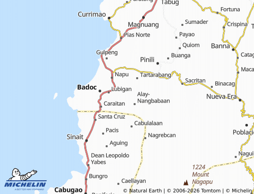 MICHELIN Bato map - ViaMichelin