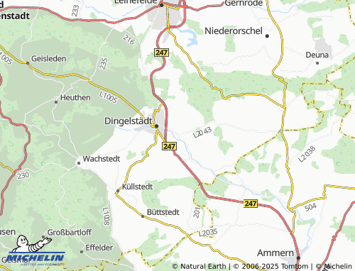 MICHELIN Silberhausen map - ViaMichelin