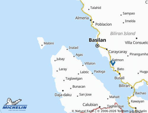 MICHELIN Agas map - ViaMichelin