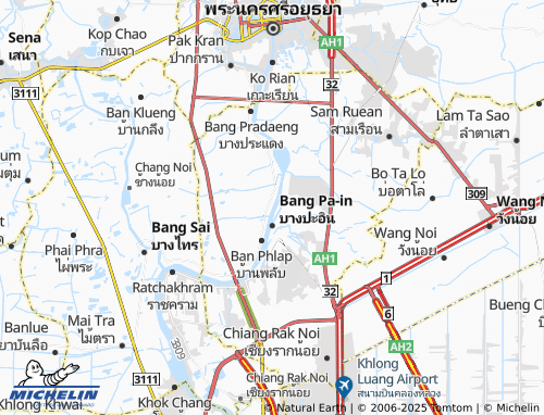 Kaart MICHELIN Ban Paeng - ViaMichelin