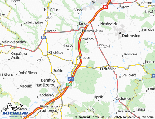 Mappa MICHELIN Brodce - ViaMichelin