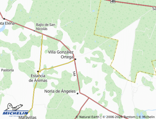MICHELIN Independencia map - ViaMichelin