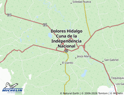 Mappa MICHELIN Ejido Dolores - ViaMichelin