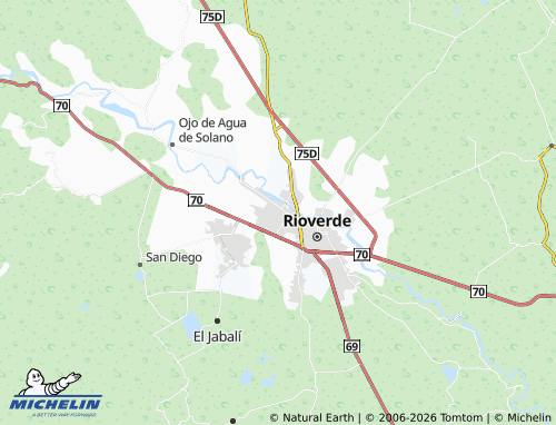 MICHELIN-Landkarte Prados de Moctezuma - ViaMichelin