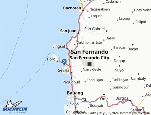 MICHELIN Cabaroan map - ViaMichelin