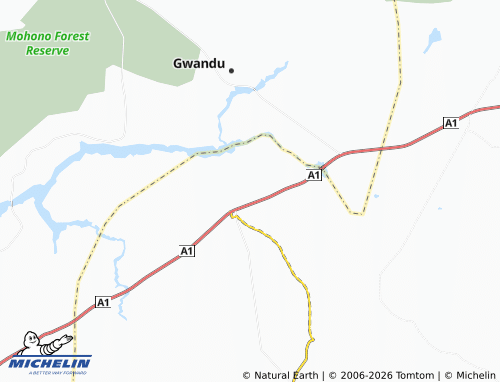 Mappa MICHELIN Umgwan Bawa - ViaMichelin