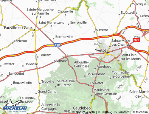 MICHELIN Le Mauny map - ViaMichelin