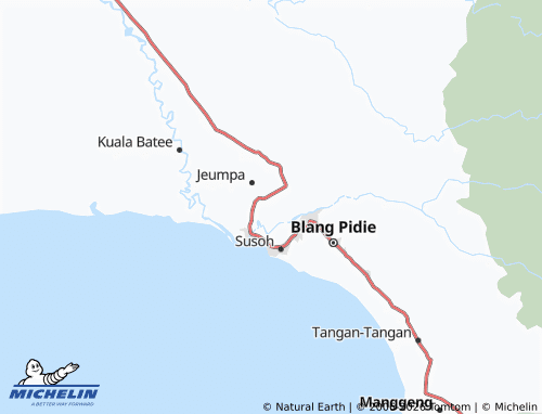 MICHELIN Aso Nanggro map - ViaMichelin