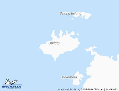 MICHELIN Obi Barat map - ViaMichelin