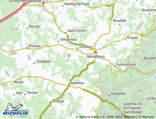Mapa MICHELIN Le Maine-Gontier - ViaMichelin
