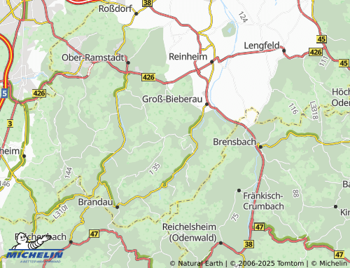 Mappa MICHELIN Rodau - ViaMichelin
