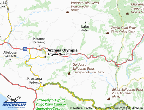 Carte MICHELIN Linaria - ViaMichelin