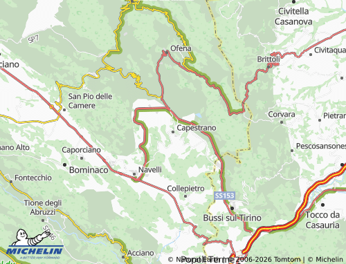 Mapa MICHELIN Capestrano - ViaMichelin