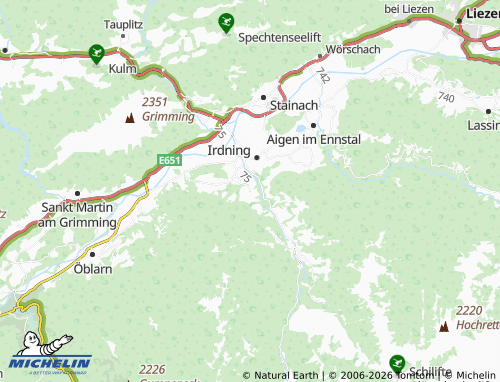 MICHELIN Raumberg map - ViaMichelin