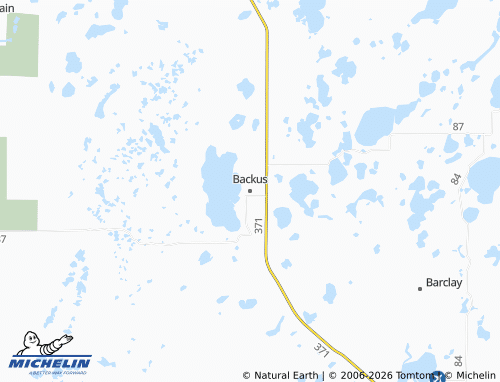Carte MICHELIN Backus - ViaMichelin
