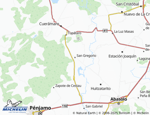 MICHELIN-Landkarte San Gregorio - ViaMichelin