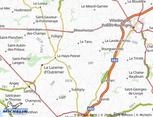 MICHELIN La Mouche map - ViaMichelin