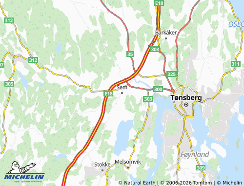 MICHELIN Sem map - ViaMichelin