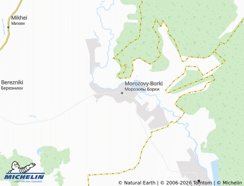 MICHELIN Morozovy Borki map - ViaMichelin
