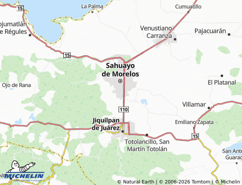 Mapa MICHELIN Camino Real - ViaMichelin