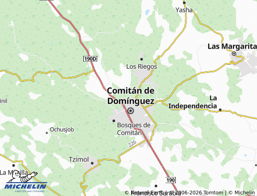 Mappa MICHELIN La Merced Tercera Sección - ViaMichelin