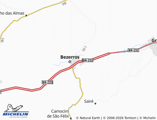 Mappa MICHELIN São Pedro - ViaMichelin