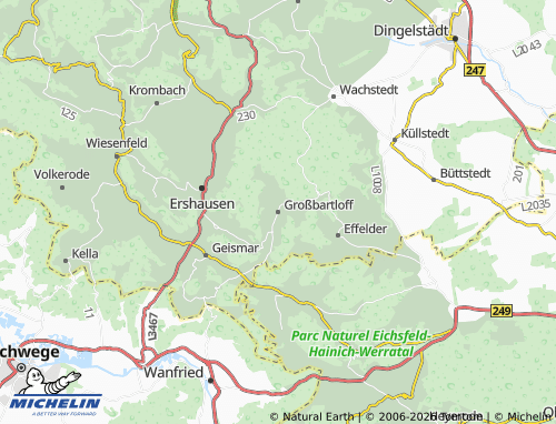 MICHELIN Großbartloff map - ViaMichelin