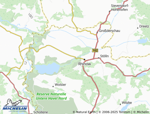 MICHELIN Kietz map - ViaMichelin