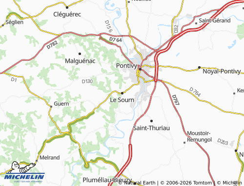 Mappa MICHELIN Le Sourn - ViaMichelin
