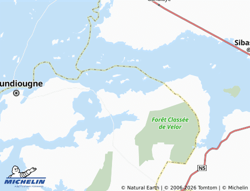 Mapa MICHELIN Keur Pate - ViaMichelin