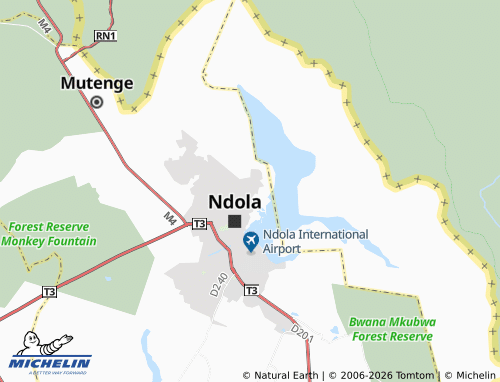 Mapa MICHELIN Chipulukusu - ViaMichelin