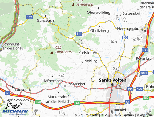 MICHELIN Dietersberg map - ViaMichelin
