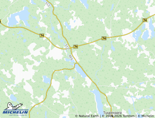 MICHELIN-Landkarte Kovero - ViaMichelin