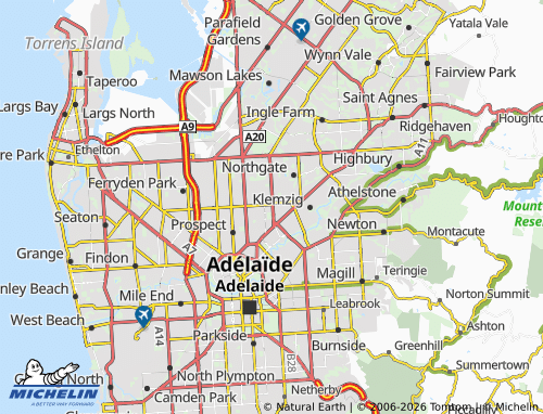 MICHELIN Broadview map - ViaMichelin